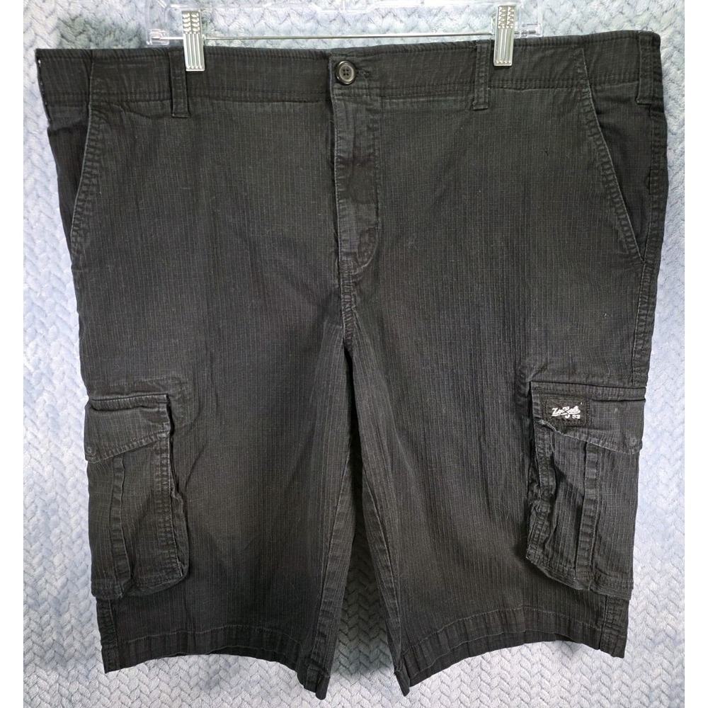 ZOO YORK Unbreakable True Flex Cargo Shorts Mens Size 38 Ripstop Black Grunge